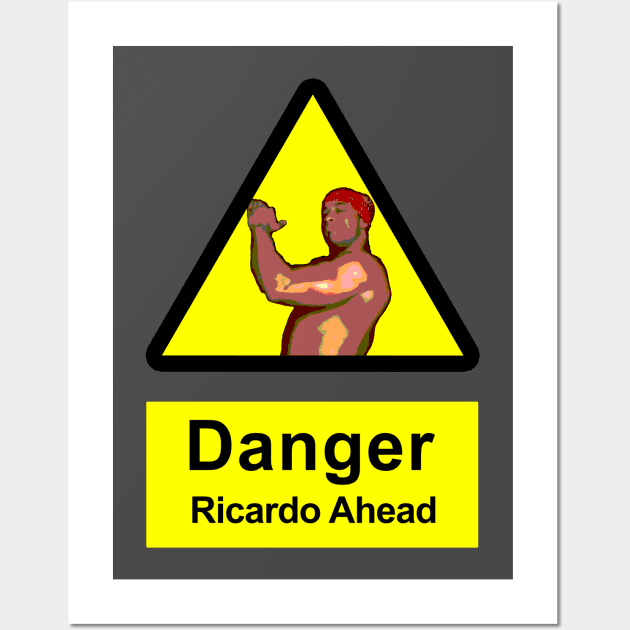 Ricardo Milos - DANGER Wall Art by giovanniiiii